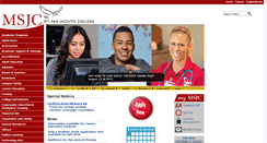 Desktop Screenshot of msjc.edu