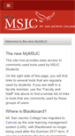 Mobile Screenshot of my.msjc.edu