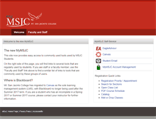 Tablet Screenshot of my.msjc.edu