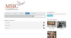 Desktop Screenshot of libguides.msjc.edu
